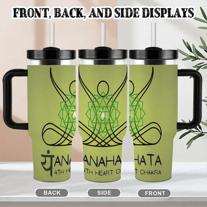 40oz Tumbler with Handle and Straw (Made in USA)