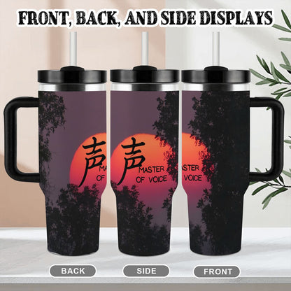 40oz Tumbler with Handle and Straw (Made in USA)