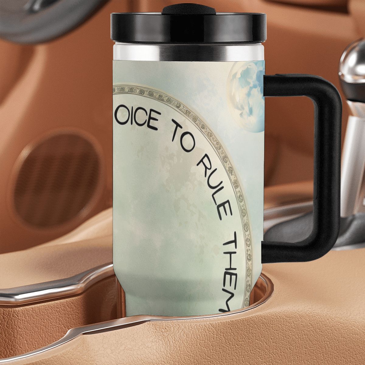 40oz Tumbler with Handle and Straw (Made in USA)