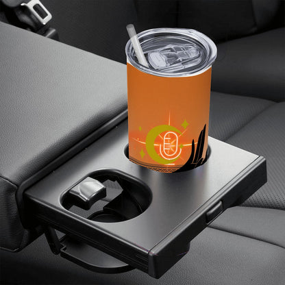 20oz Straight Stainless Steel Tumbler with Straw