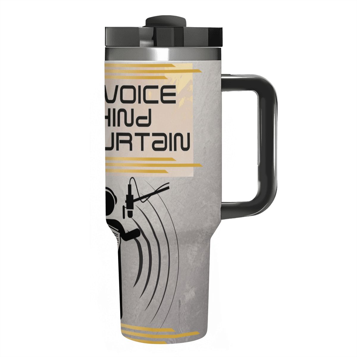 40oz Tumbler with Handle and Straw (Made in USA)