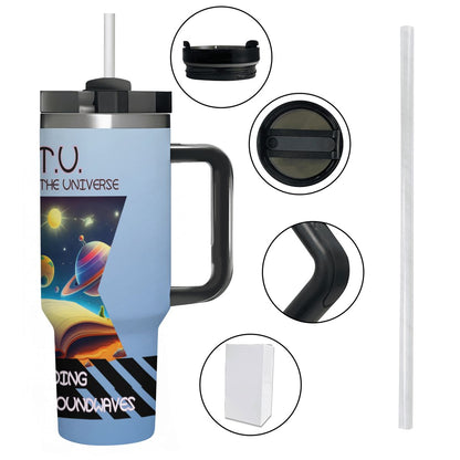 40oz Tumbler with Handle and Straw (Made in USA)