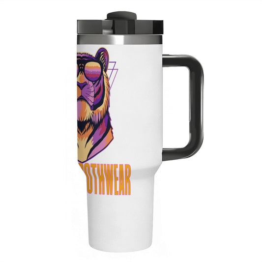 SOTVO BOOTHWEAR: 40oz Tumbler with Handle and Straw