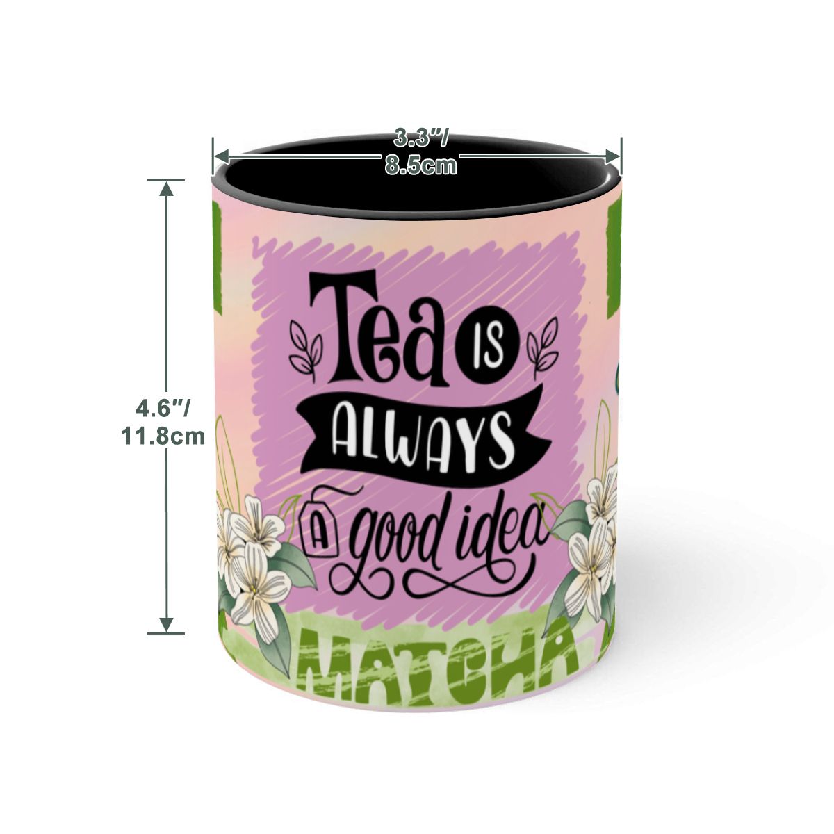 Perfect Tea: Large Classic Ceramic Mug (15oz)