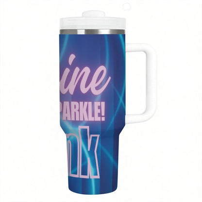 40oz Tumbler with Handle and Straw (Made in USA)