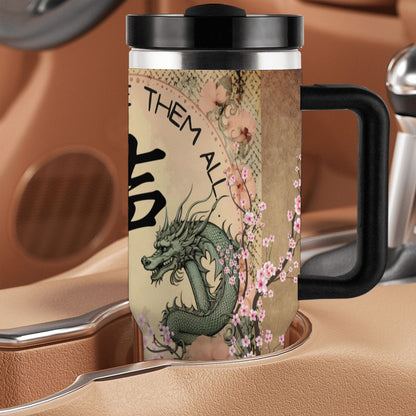 40oz Tumbler with Handle and Straw (Made in USA)