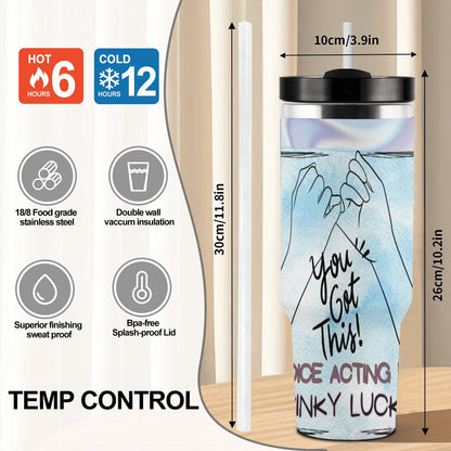 40oz Tumbler with Handle and Straw (Made in USA)