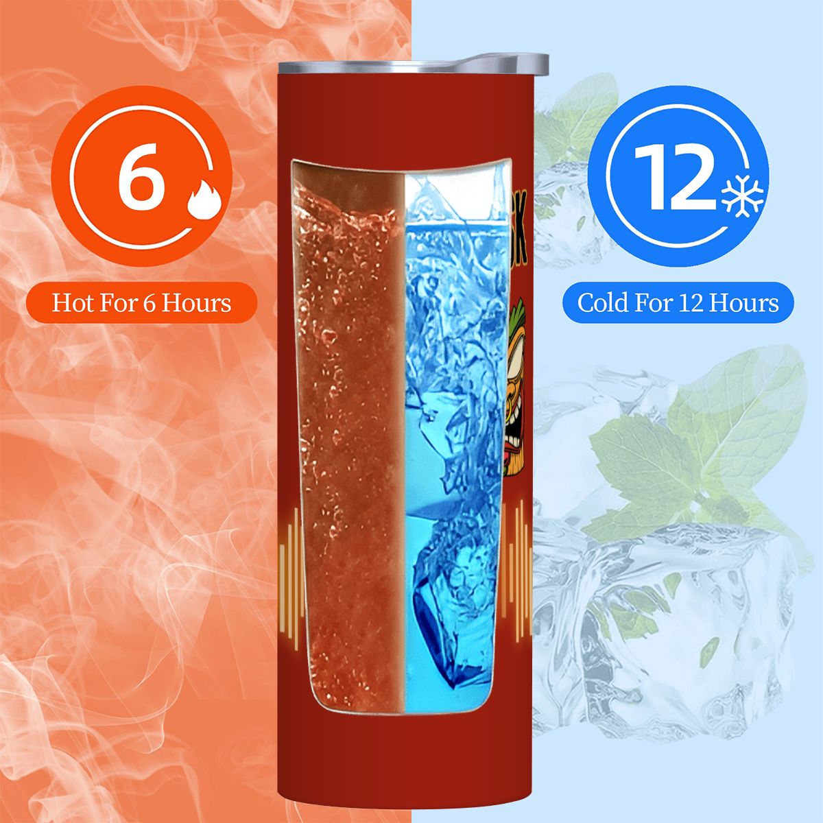 BOOTH MOJO: 20oz Straight Stainless Steel Tumbler with Straw