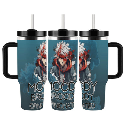40oz Tumbler with Handle and Straw (Made in USA)