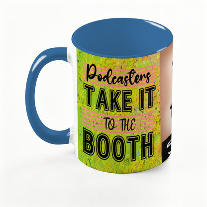 Podcasters Take It To The BOOTH: Large Classic Ceramic Mug (15oz)