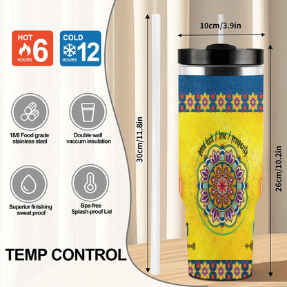 40oz Tumbler with Handle and Straw (Made in USA)