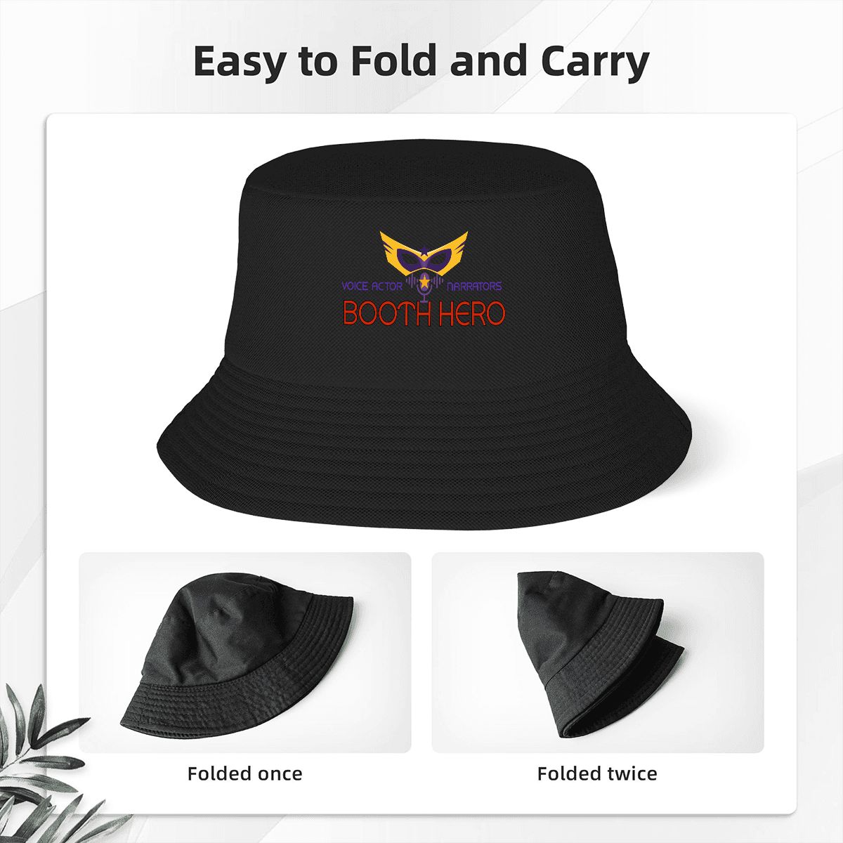 Adult Double Layer Bucket Hat (Made in USA)
