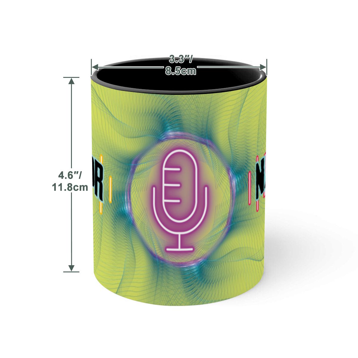 Large Colorful Mug (15oz) (Made in USA)