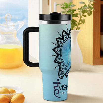 40oz Tumbler with Handle and Straw (Made in USA)