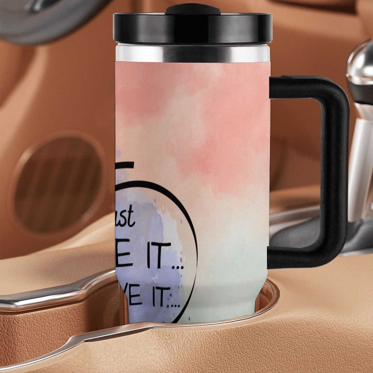 40oz Tumbler with Handle and Straw (Made in USA)