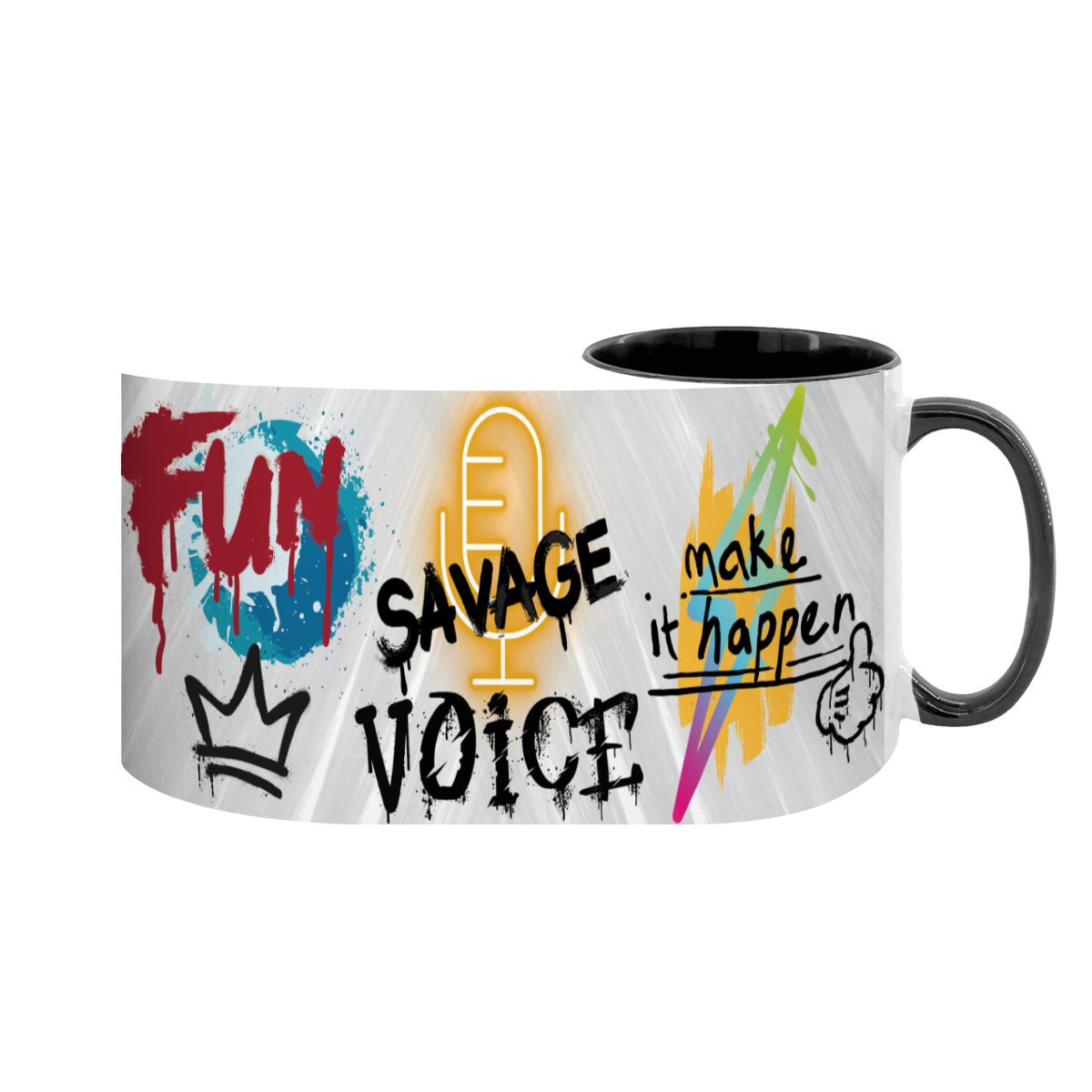 Large Colorful Mug (15oz) (Made in USA)