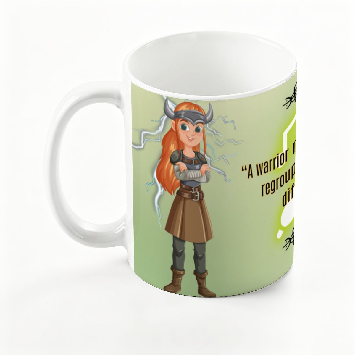 VIKING STYLE: Character Quotes: Large Colorful Mug (15oz)