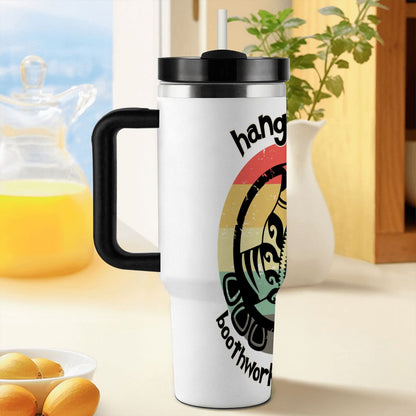 40oz Tumbler with Handle and Straw (Made in USA)