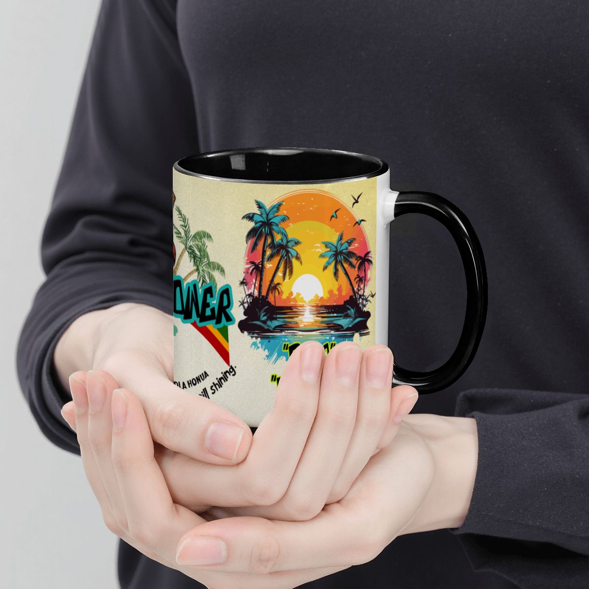 Large Colorful Mug (15oz) (Made in USA)