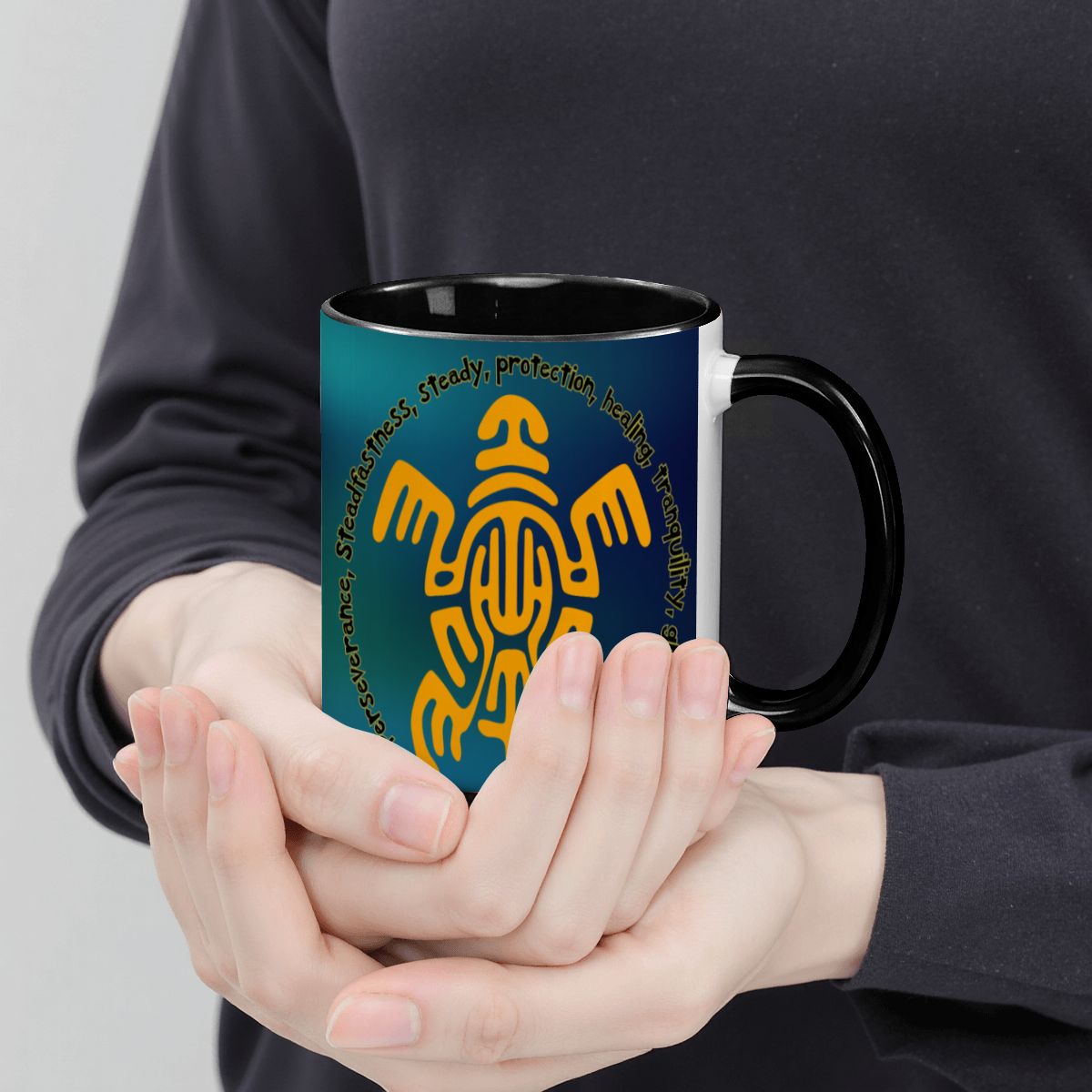 Large Colorful Mug (15oz) (Made in USA)