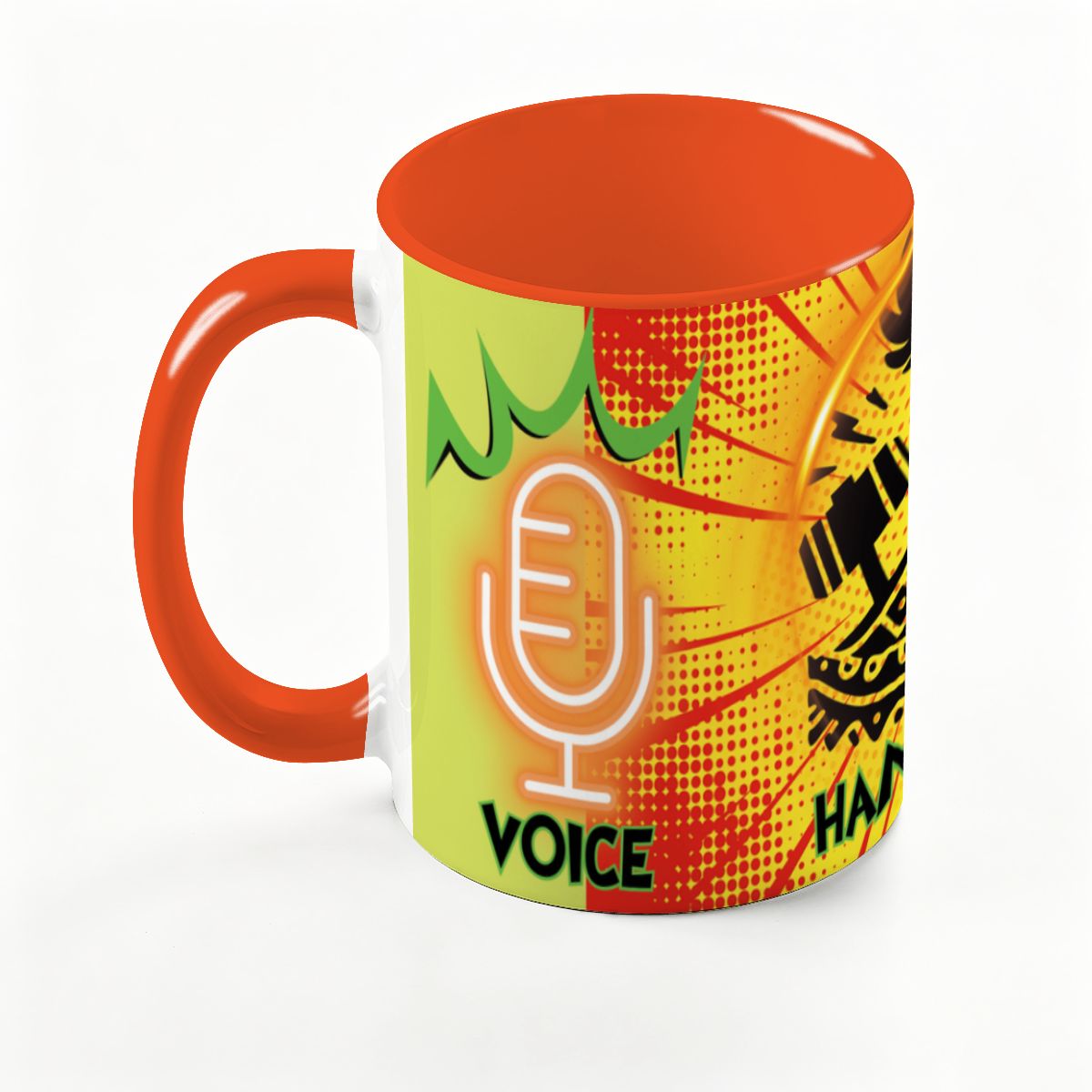 Large Colorful Mug (15oz) (Made in USA)
