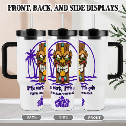 40oz Tumbler with Handle and Straw (Made in USA)