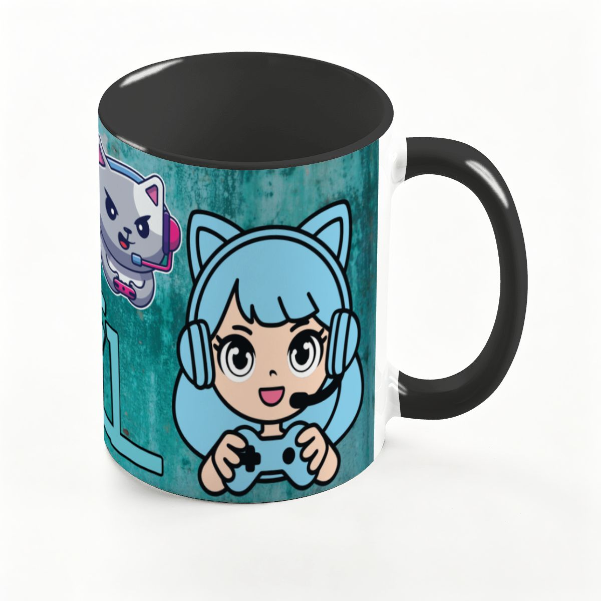 Game Girl: Large Classic Ceramic Mug (15oz)