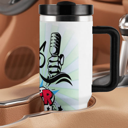 40oz Tumbler with Handle and Straw (Made in USA)