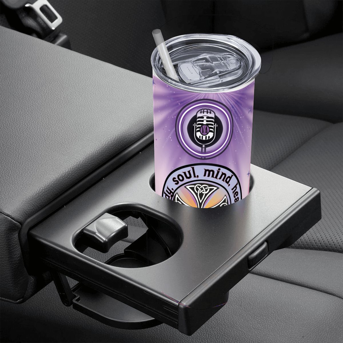 20oz Straight Stainless Steel Tumbler with Straw