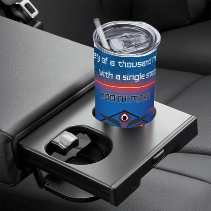 20oz Straight Stainless Steel Tumbler with Straw（Made in USA)