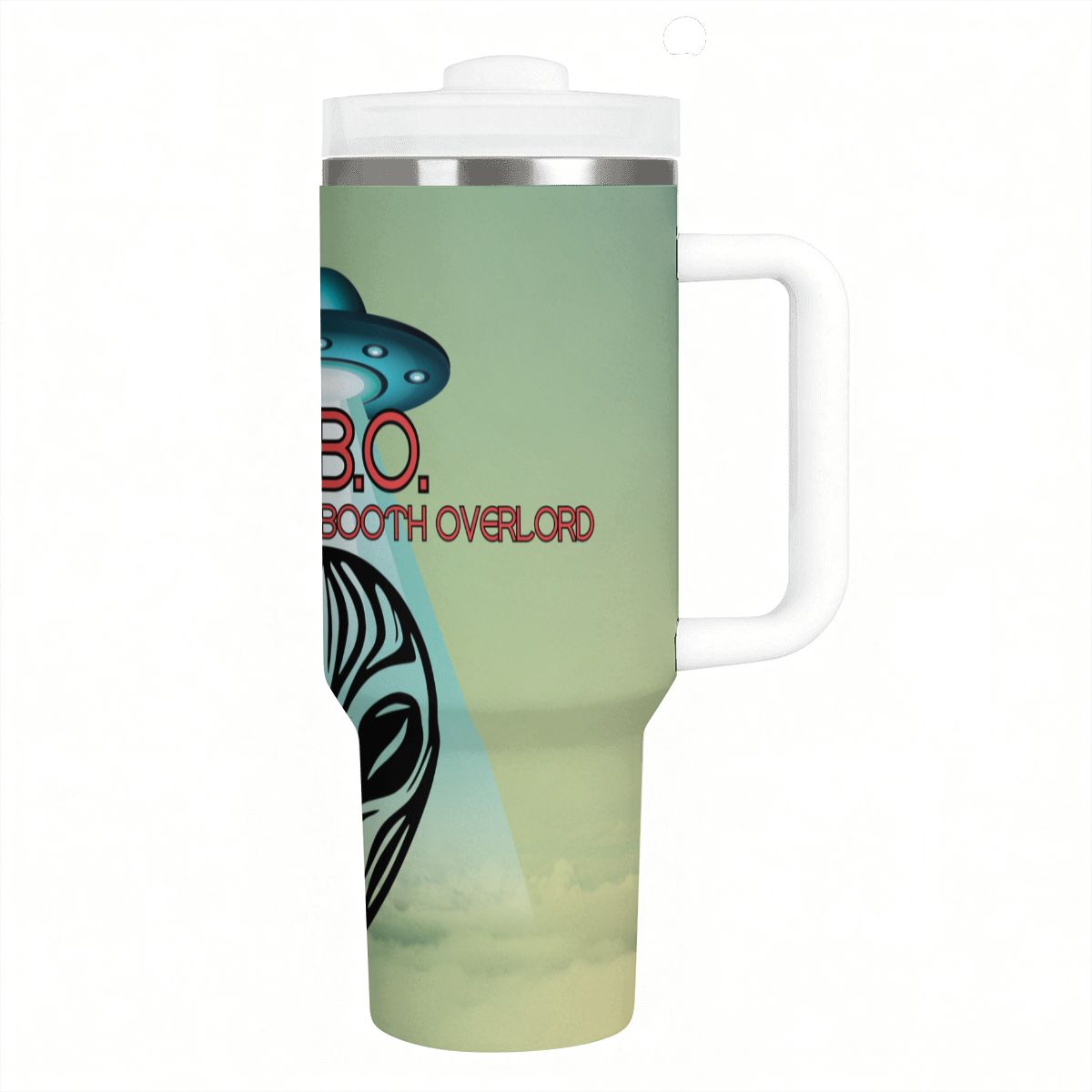 40oz Tumbler with Handle and Straw (Made in USA)