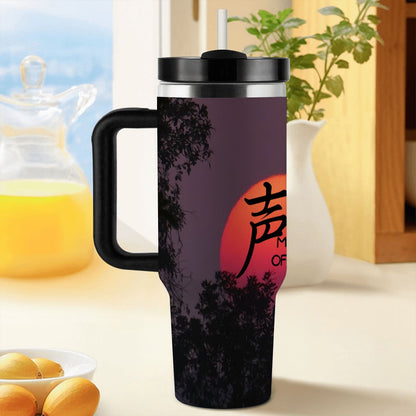 40oz Tumbler with Handle and Straw (Made in USA)