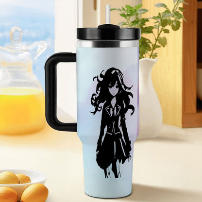 40oz Tumbler with Handle and Straw (Made in USA)
