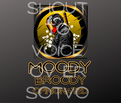 Anime Voice Over: Moody Broody: Reusable Stainless Steel Water Bottle