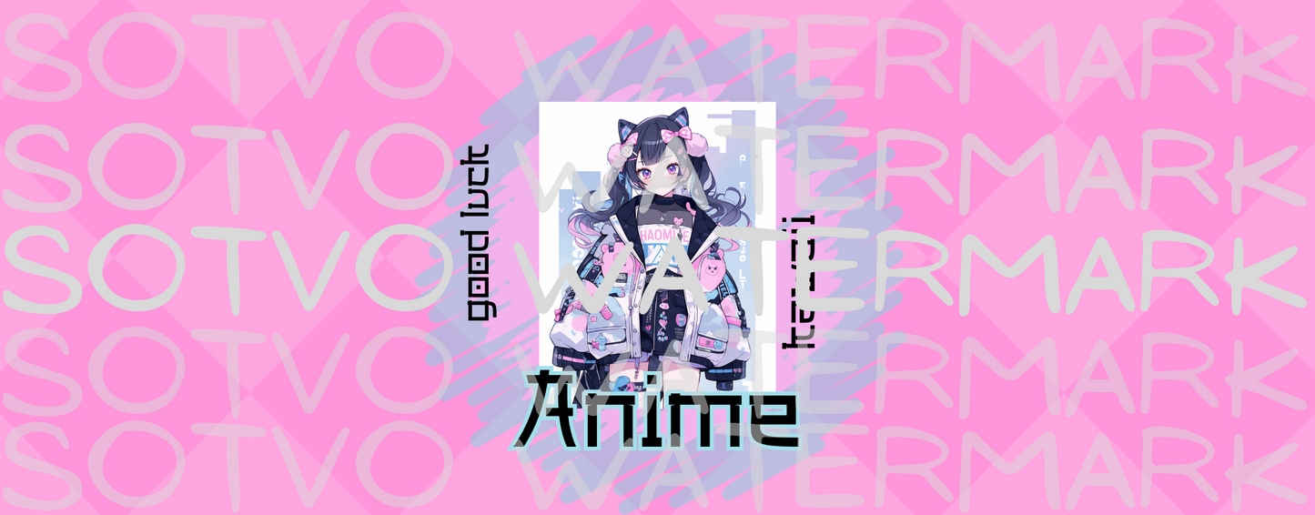 Kawaii Cute Anime White Glossy Mug
