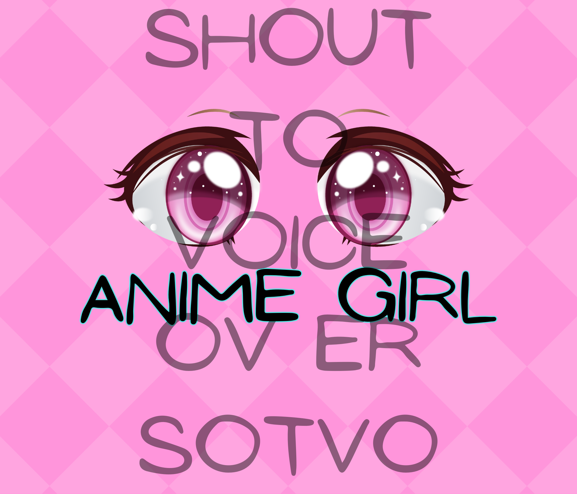 Anime Voice Over Girl: Eyes: Reusable Stainless Steel Water Tumbler w/Straw