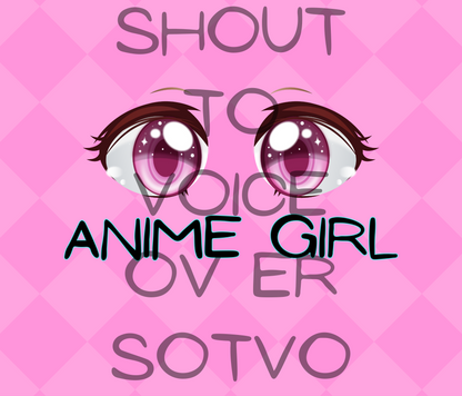 Anime Voice Over Girl: Eyes: Reusable Stainless Steel Water Tumbler w/Straw