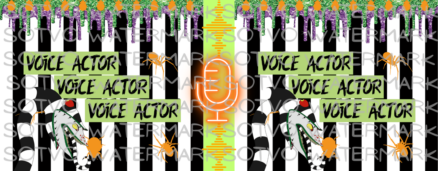 Voice Actor...Voice Actor....Voice Actor Halloween Classic Ceramic Black Glossy Mug