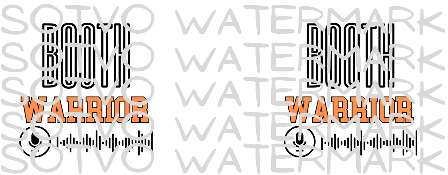 Booth Warrior Orange: Classic Ceramic White Glossy Mug