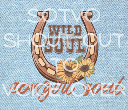 Country Girl: Wild Soul: Reusable Stainless Steel Water Tumbler w/Straw