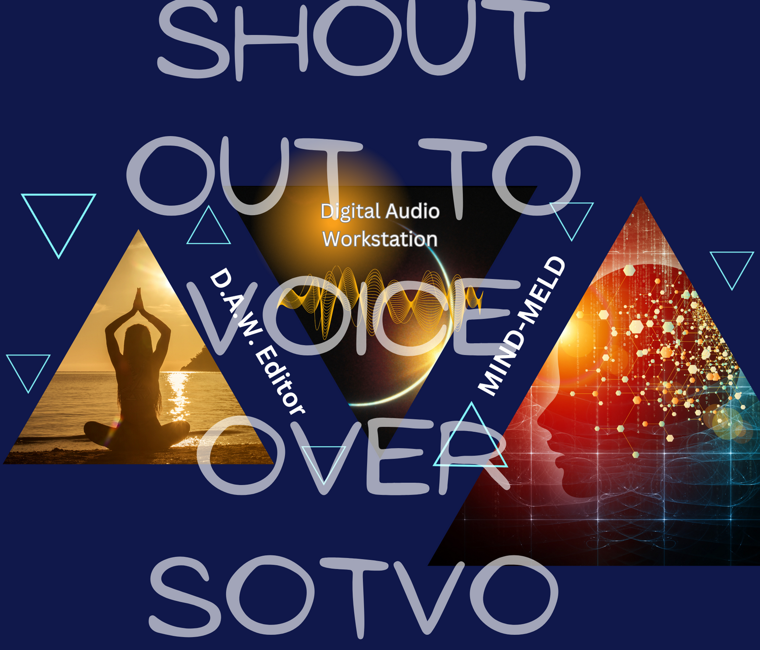 D.A.W. Audio Editor: Voice Over: Mind Meld: Reusable Stainless Steel Water Tumbler w/Straw