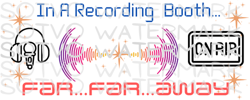 In A Recording Booth Far Far Away White Glossy Mug