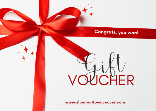 Shout Out to Voice-Over! Gift card