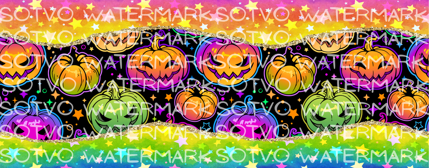 Halloween Groovy Pumpkins Classic Ceramic Black Glossy Mug