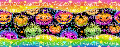 Halloween Groovy Pumpkins Classic Ceramic Black Glossy Mug