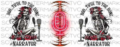 HALLOWEEN SKELETONS: Boo...tiful To The Bone: Classic Ceramic White Glossy Mug