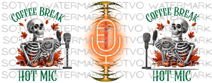 HOT MIC: COFFEE BREAK: Classic Ceramic White Glossy Mug