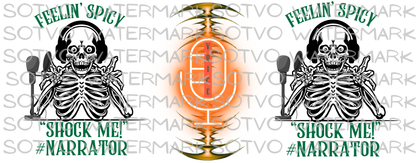 SHOCK ME: Halloween Skeletons: Narrator: Classic Ceramic White Glossy Mug