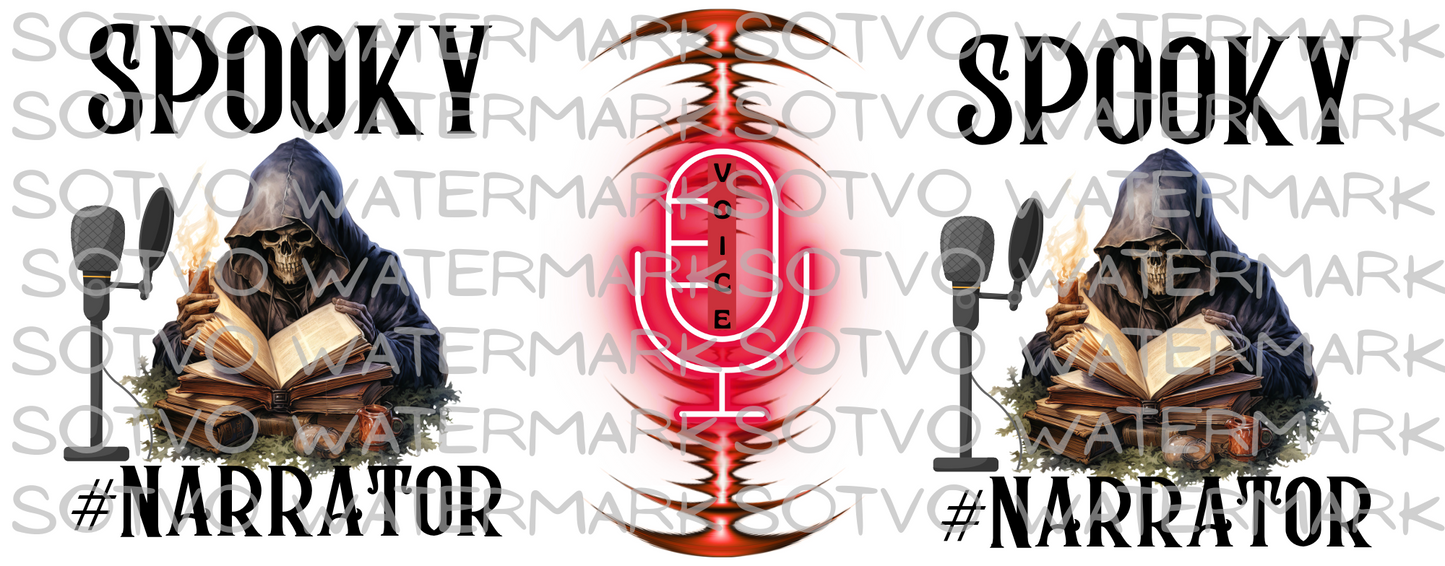 Spooky Narrator: Classic Ceramic White Glossy Mug