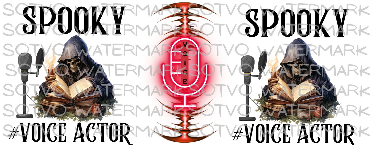 SPOOKY Voice Actor: Halloween FUN: Classic Ceramic White Glossy Mug